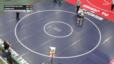 192 lbs Consi Of 32 #2 - Christopher Williams, Hickory vs Parker Nye, Penns Valley