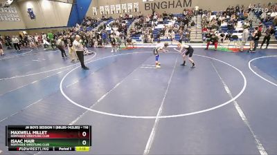 116 lbs Cons. Round 2 - Isaac Mair, Northside Wrestling Club vs Maxwell Millet, Northside Wrestling Club