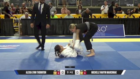 Michelle Waiyin Marciniak vs Alexia Lynn Thornton 2025 Pan Kids Jiu-Jitsu IBJJF Championship
