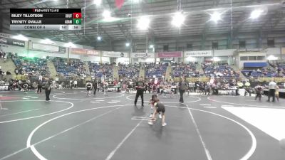 58 lbs Consi Of 4 - Riley Tillotson, Southwest Hammers vs Trynity Ovalle, Adams City WC
