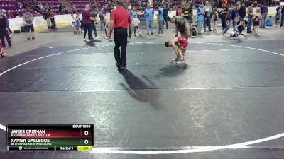 53 lbs Semifinal - James Crisman, All-Phase Wrestling Club vs Xavier Gallegos, Betterman Elite Wrestling