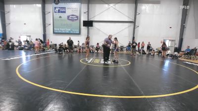 43 lbs Rr Rnd 4 - Anabelle Wessel, Team Worldwide - W vs Hazel Rodarte, Mat Demon - W