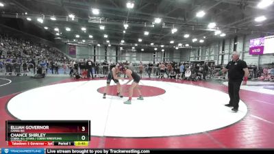 105 lbs Quarterfinal - Chance Shirley, COBRA ALL-STARS / Cobra Wrestling Systems LLC vs Elijah Governor, Camas WC