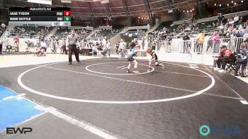 46 lbs Rr Rnd 3 - Jase Tyson, Verdigris Youth Wrestling vs Remi Nuttle, Woodland Wrestling Club