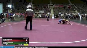 160 lbs Cons. Round 3 - Clay Massey, Montevallo vs Curtis Daniel, Ranburne