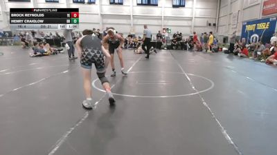 113 lbs Round 5 (6 Team) - Brock Reynolds, Youngstown Elite vs Henry Craiglow, Dayton Bandits