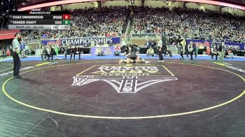 D4-285 lbs 1st Place Match - Tanner Craft, Leslie vs Chaz Underwood, White Pigeon