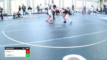 150 lbs Round Of 64 - Trey Byun, Team Thunder WC vs Tristan Johns, Bishop Gorman HS