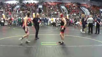 114 lbs Champ. Round 2 - Jamison Gregory, Pinckney WC vs Jakob Mullin, Mason WC