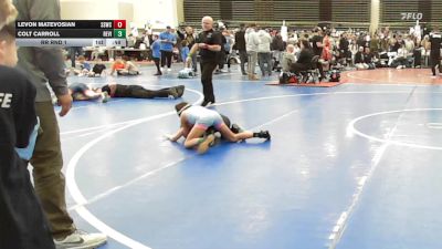 68 lbs Rr Rnd 1 - Levon Matevosian, South Side Wrestling Club - K3 vs Colt Carroll, Revival Blue