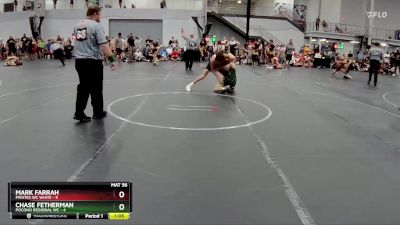 120 lbs Round 1 (8 Team) - Chase Fetherman, Pocono Regional WC vs Mark Farrah, Pirates WC White