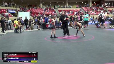 71 lbs Cons. Semi - Levi Jackson, IA vs Hudson Hodges, KS