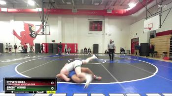 165 lbs Cons. Round 4 - Brody Young, Wawasee vs Steven Shull, Perry Meridian Wrestling Club