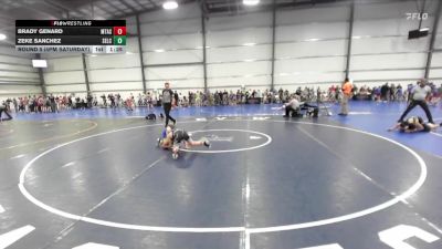 100 lbs Round 5 (4pm Saturday) - Brady Genard, Mat Assassins vs Zeke Sanchez, SELECT, UT