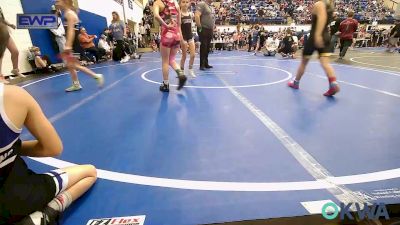 62-67 lbs Semifinal - Kimber Bryson, PTYW vs Harlea Lucas, Vian Wrestling Club