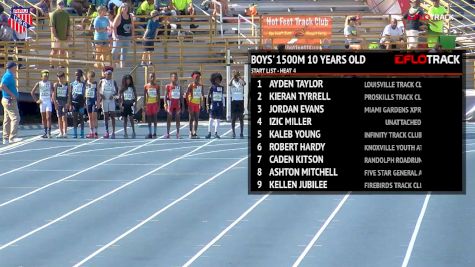 Boys' 1500m, Finals 4 - Age 10