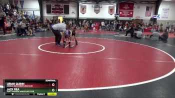 Semifinal - Uriah Quinn, Keokuk Kids Wrestling Club vs Jack Rea, Fort Madison Wrestling Club