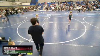 63 lbs Champ. Round 1 - Dominic Collins, Sanderson Wrestling Academy vs Fisher Young, Champions Wrestling Club