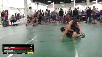 182 lbs Semis (4 Team) - Manny Aller, Rebels vs Matt Leslie, Iron Horse White
