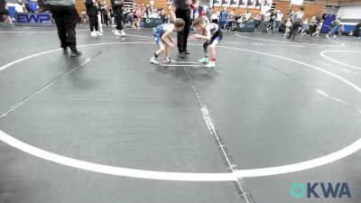 60 lbs Round Of 16 - Liam Matherly, Bridge Creek Youth Wrestling vs Jaxson Weldon, Noble Takedown Club