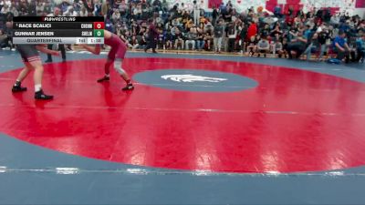 157 lbs Quarterfinal - Race Scalici, W. F. West vs Gunnar Jensen, Shelton