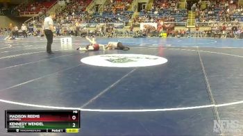 135 lbs Cons. Round 3 - Kennedy Wendel, Carrington vs Madison Reems, Bismarck
