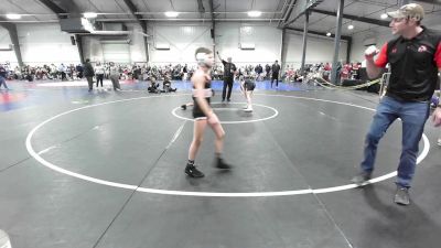 90 lbs Semifinal - Landon Gardner, Backyard Brawlers Wrestling Club - (B) vs Gage Richardson, The Storm Wrestling Center