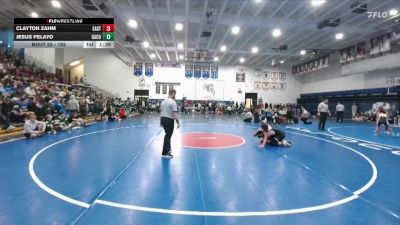 165 lbs Champ. Round 1 - Clayton Zahm, Cheyenne East vs Jesus Pelayo, Campbell County