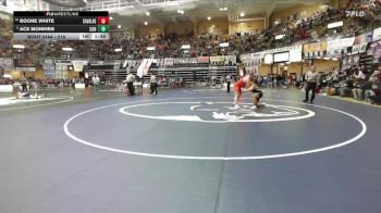 215 lbs Quarterfinal - Boone White, Caney Valley Hs vs Ace Monihen, Council Grove Hs