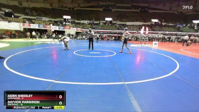 126 lbs Quarters & Wb (16 Team) - Aiden Sheesley, Gloucester vs Dayvion Marshmon, Whitehall