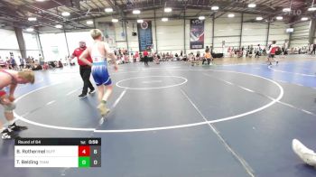 120 lbs Round Of 64 - Brock Rothermel, Buffalo Valley Wrestling Club - Black vs Talon Belding, Team Nebraska Gold