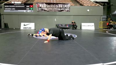 Quarters - Rosa Suarez-Rodriguez, Righetti High School Wrestling vs Arianna Lira, Golden State Wrestling Club