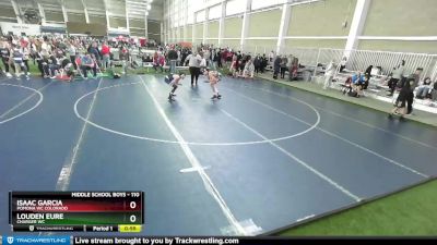 110 lbs Semifinal - Louden Eure, Charger WC vs Isaac Garcia, Pomona WC Colorado