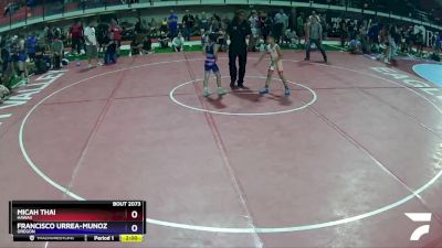 60-65 lbs Round 2 - Micah Thai, Hawaii vs Francisco Urrea-Munoz, Oregon