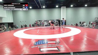 285 lbs Cael Leisgang, Wisconsin Red vs Mark Effendian, Pennsylvania Red