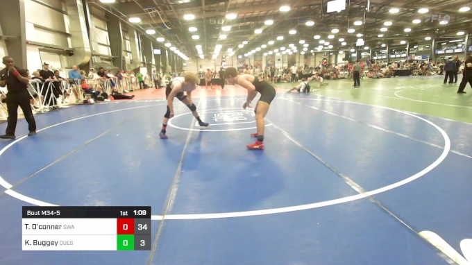 160 lbs Rr Rnd 2 - TJ O'conner, SWA vs Kellen Buggey, Quest School Of ...