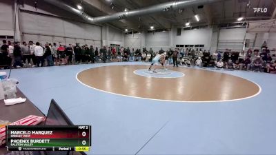 150 lbs Cons. Round 3 - Phoenix Burdett, Ralston Valley vs Marcelo Marquez, Greeley West