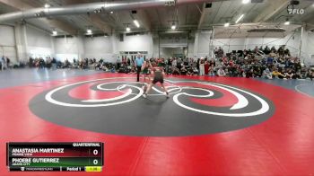 110 lbs Quarterfinal - Phoebe Gutierrez, Adams City vs Anastasia Martinez, Prairie View