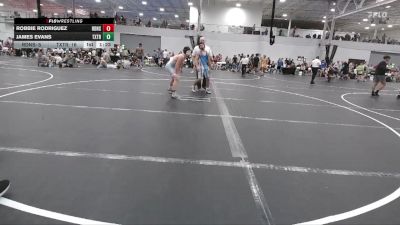 126 lbs Round 5 (6 Team) - James Evans, Terps Xtreme vs Robbie Rodriguez, RedNose
