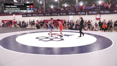 92 kg 1st Place Match - Cody Merrill, Cowboy RTC/ Titan Mercury Wrestling Club (TMWC) vs Dillon Bechtold, Buffalo Valley Regional Training Center