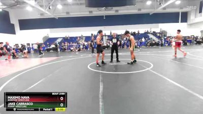 165 lbs Round 4 - Jake Carrasco, Poway Wrestling vs Maximo Nava, Barstow Wrestling