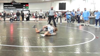 133 lbs Consi Of 8 #1 - Marco Tocci, North Carolina vs Luke Passarelli, Davidson