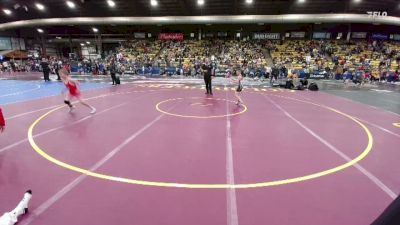 55 lbs Cons. Round 4 - Junior Jara, Gering Wrestling Club vs Armani Vasquez, Scottsbluff Wrestling Club