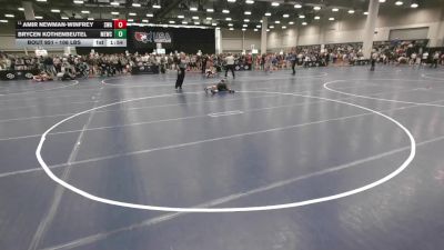 106 lbs Champ. Rd Of 64 - Amir Newman-Winfrey, Sebolt Wrestling Academy vs Brycen Kothenbeutel, MN Elite Wrestling Club