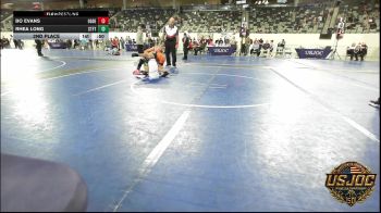 65 lbs 2nd Place - Bo Evans, Ogden's Outlaws Wrestling Club vs Rhea Long, Standfast