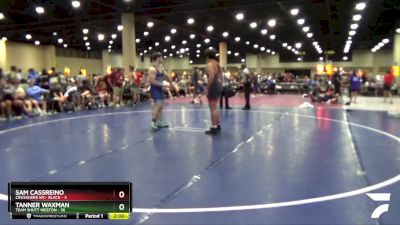 215 lbs Quarters & 3rd Wb (32 Team) - Tanner Waxman, Team Shutt Weston vs Sam Cassreino, Crusaders WC- Black