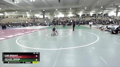 80 lbs Cons. Round 4 - Luke Bessant, Cleveland Wrestling Club vs Michael Hinson, Rabbit Wrestling Club