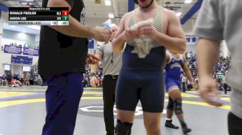 215 lbs Cons. Round 2 - Jason Lee, Springfield vs Ronald Fiedler, Niles