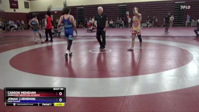 Junior-3 lbs Round 1 - Carson Menehan, Sarbacker Wrestling Academy vs Jonah Luensman, Unattached