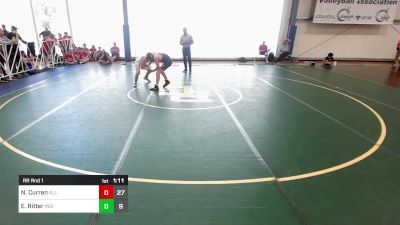 119 lbs Rr Rnd 1 - Noah Curren, All-American Wrestling Club vs Emeric Ritter, Indiana Outlaws Silver